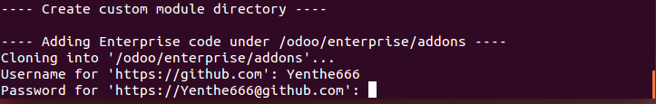 Odoo 15 enterprise authentication